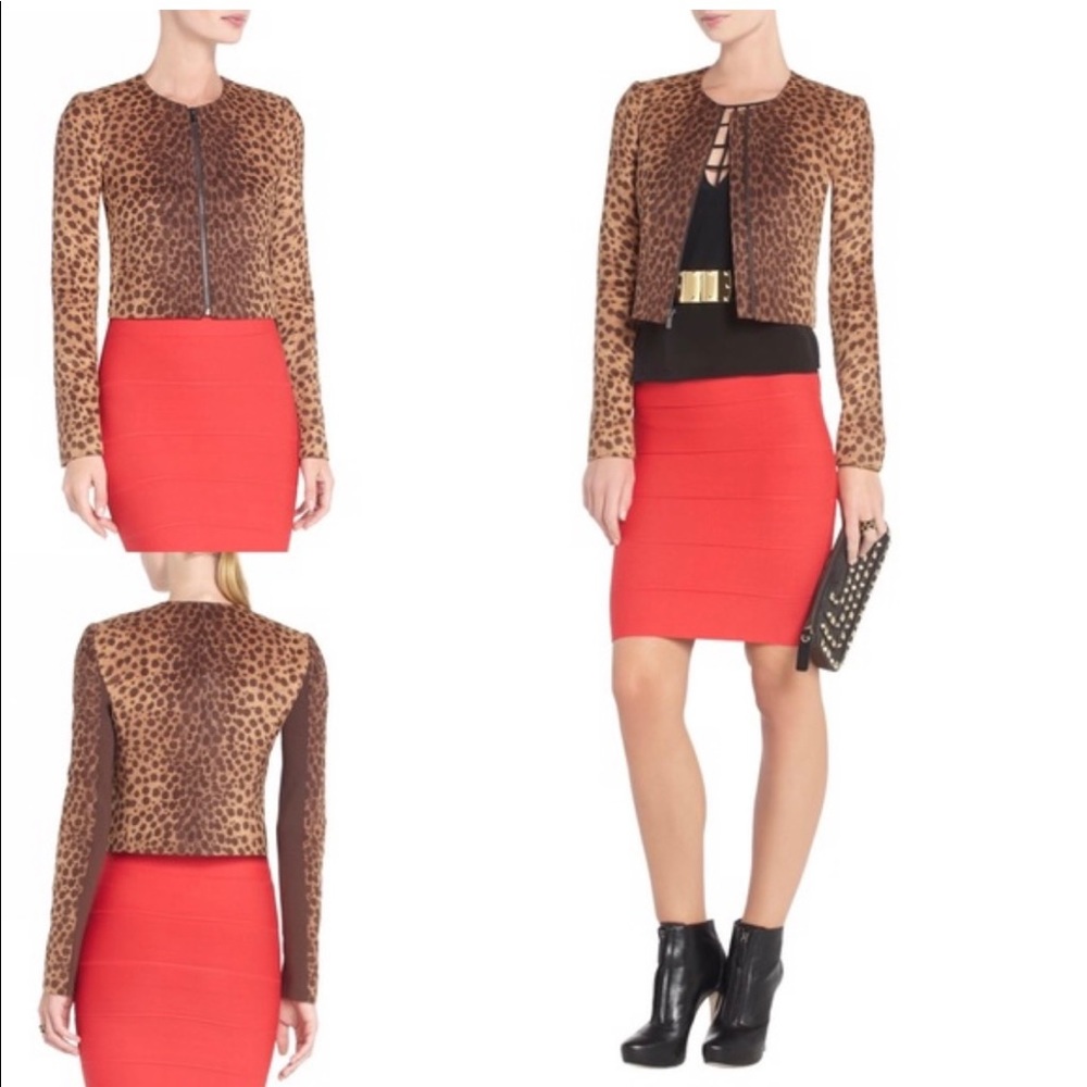 BCBGMaxazria Suvi Leopard Jacket